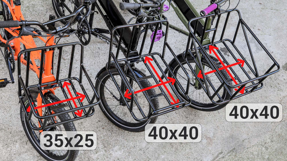 Comparatif des 3 versions de racks avant