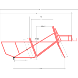 Le Petit Porteur Shorty V2 Frame Only with Front Rack