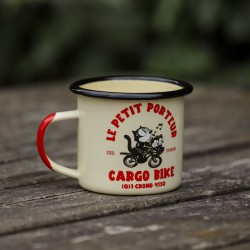 Mug en métal émaillé Le Petit Porteur